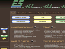 Tablet Screenshot of energiesservices.fr